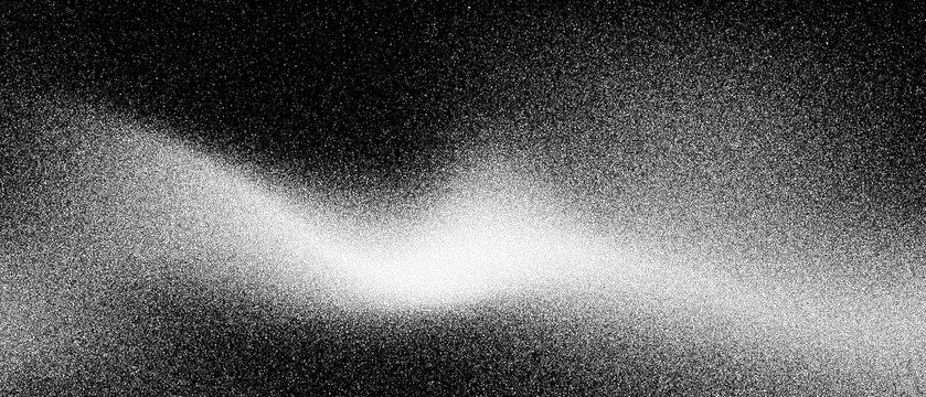 White Stipple Comet Trail Noise Texture Black Background