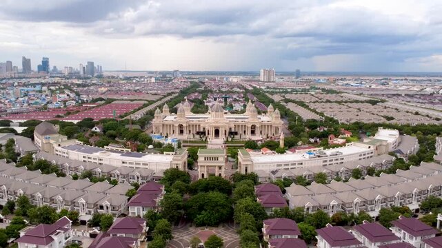 Southeast Asia real estate property market development company Peng Huoth Cambodia, aerial
