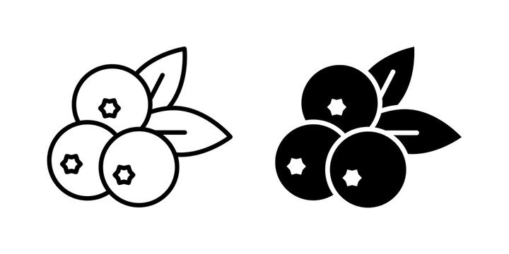Berry icon line logos kit