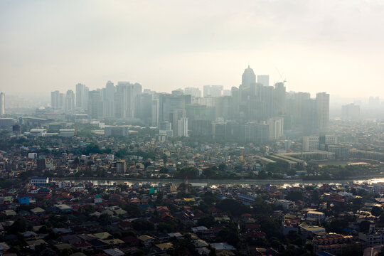 A View of Bonifacio Global City (BGC) Skyscrapers, Metro Manila, Philippines