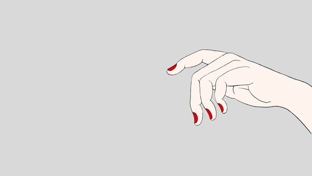 beautiful hand expression, hand illustration, 
Delicate line-art of a hand, fingertips in a Buddhist mudra-like prayer gesture, serene meditative atmosphere, imbued with the tranquility of a statue.