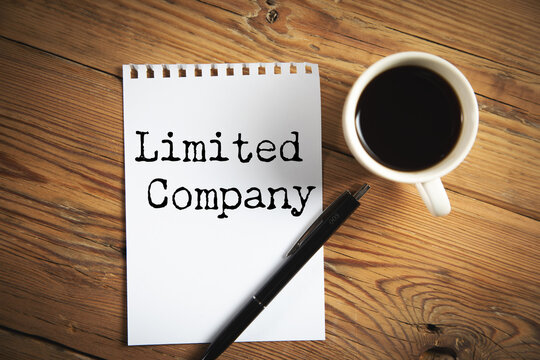 Limited company. text on white paper