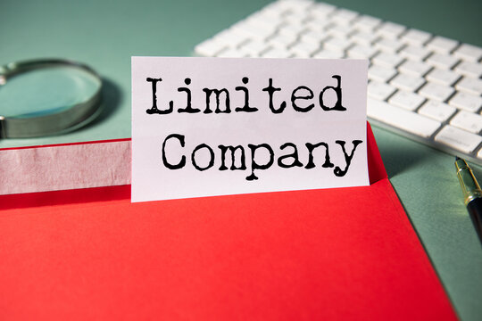 Limited company. text on white paper