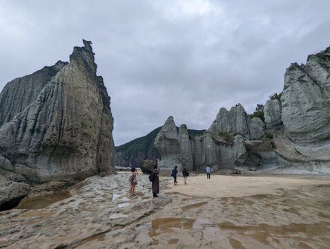 青森県下北半島の秘境である仏ヶ浦