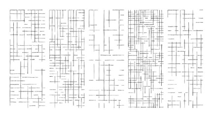 Obraz premium Grunge grid crossing lines distressed texture rectangles