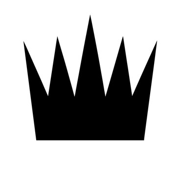 crown icon vector illustration