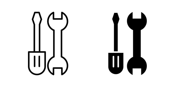 Repair icon simple symbols bundle