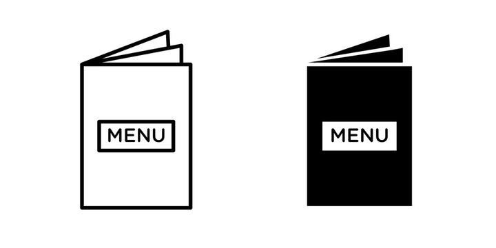 Menu icon simple symbols bundle