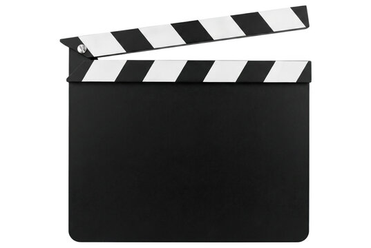 Professional Film Slate Open and Ready for Scene Marking