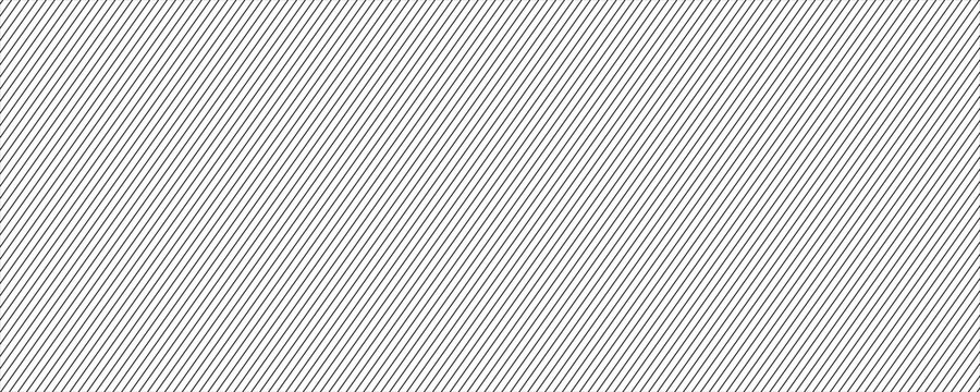 Slash line. Border with diagonal lines. Angle of tilt stripes. Black pattern of footer isolated vector on white background.