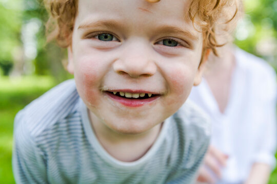 Portrait of smiling little boy