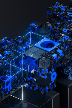 3D Futuristic Digital Computing System