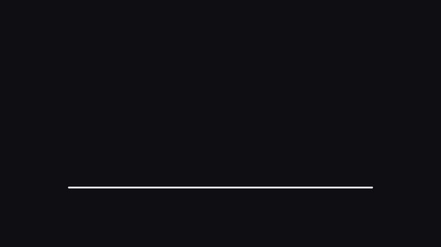 Minimalist geometric shapes animation on a black background
