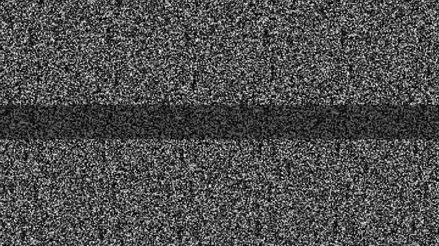 TV snow or noise background on analog television. CRT TV screen with no signal and retro glitch effect. no signal old vintage TV. TV channel signal error with grain motion graphics