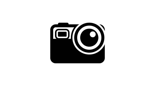Minimalist Camera Icon Vector