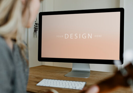 Mockup Screen For Creative Design PSD