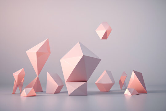 Generative AI creative abstract concept art background
