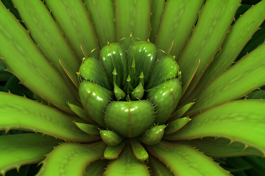 Generative AI creative abstract concept art background