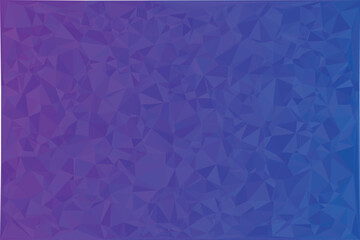 Obraz premium Low poly geometric pattern with purple to blue gradient, isolated on a white background, triangle polygon