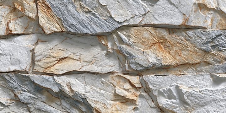 Natural Stone Texture Wall background pattern feature featuring gray and tan mineral rough surfaces.