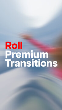 Premium Transitions Roll 14 Variations VERTICAL &ndash; Dynamic Rolling Transitions, Smooth Camera Rotation and Fast Motion Effects for Professional Video Editing and Motion Graphics