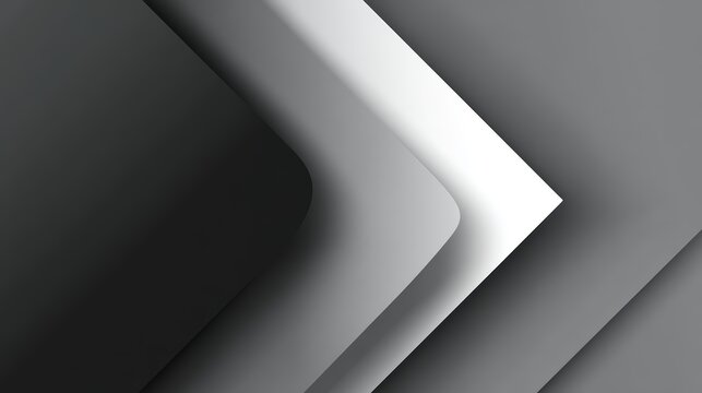 Abstract white geometric chevron layers background

