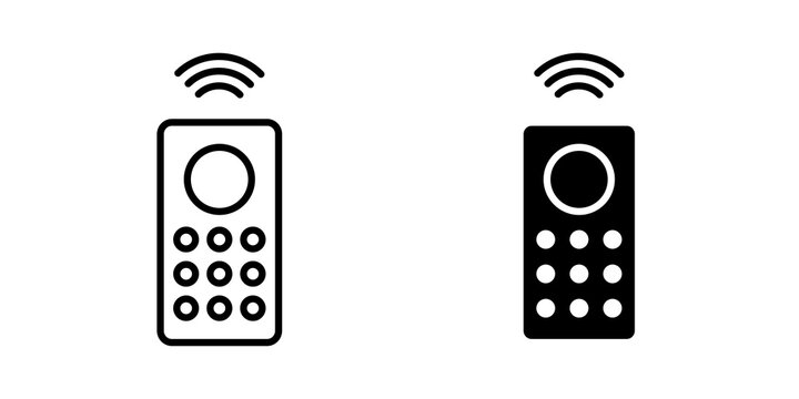 Remote control icon flat clipart series