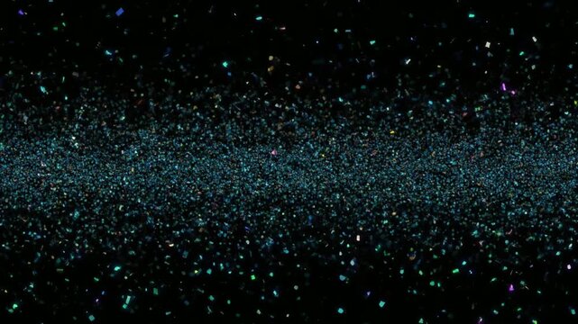 密度が波打つように変化する粒子背景