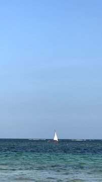 Segelboot in Kenia