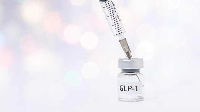 Syringe medical vial dose needle glp 1 injection drug treatment healthcare liquid glass bottle dose hope relief therapy remedy