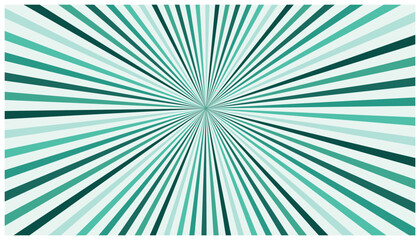 Fototapeta premium Abstract sunburst graphic with sharp radial green lines for creative visual projects.