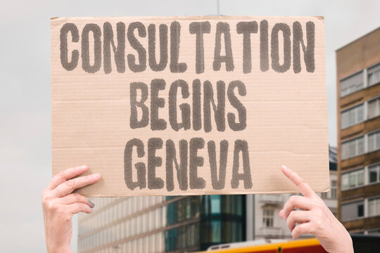"consultation begins geneva" The formal talks start at the european headquarters of the trade body. CONSULTATION. BEGINS. TALKS. HEADQUARTERS. DISPUTE.