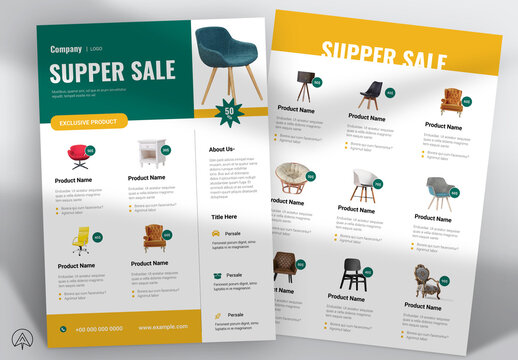 Product Catalog Flyer Template