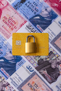 Blocking of a bank debit card, account, or bill, fraud, or bankruptcy. Blocking of a bank card