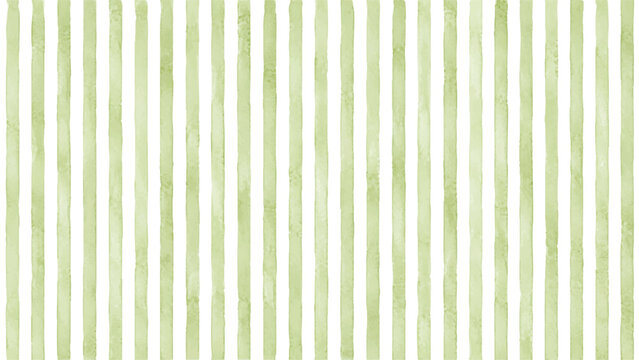 Minimalist sage green and white watercolor vertical stripes background, clean hand drawn line pattern presentation backdrop with copy space.