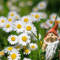 Gänseblümchen, Bellis perennis, in einer Nahaufnahme © M. Schuppich