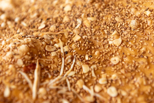 Close-up: Tho Ha rice crackers (Vietnamese: B&aacute;nh đa Thổ H&agrave;). Van Ha, Bac Giang.