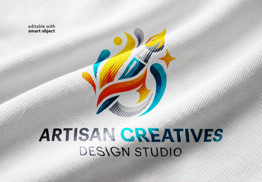 Fabric Logo Mockup