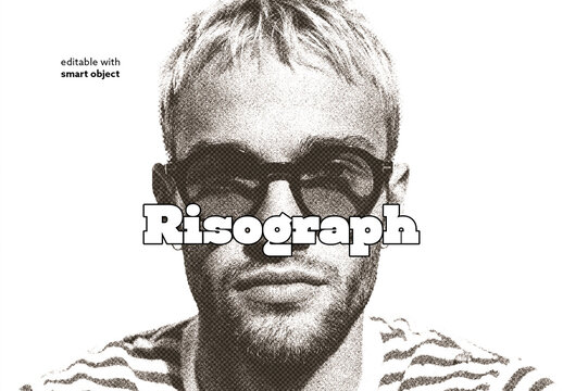 Risograph Photo Effect