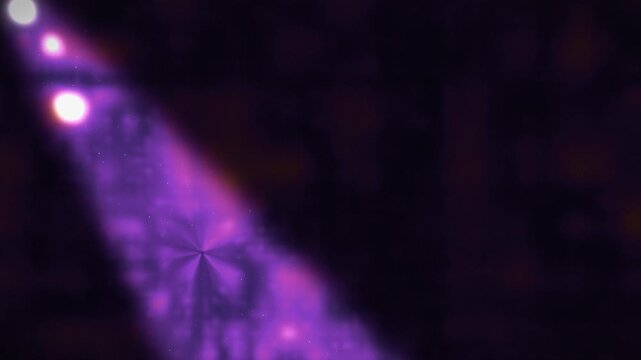 Abstract purple and black light beams. 2d animation