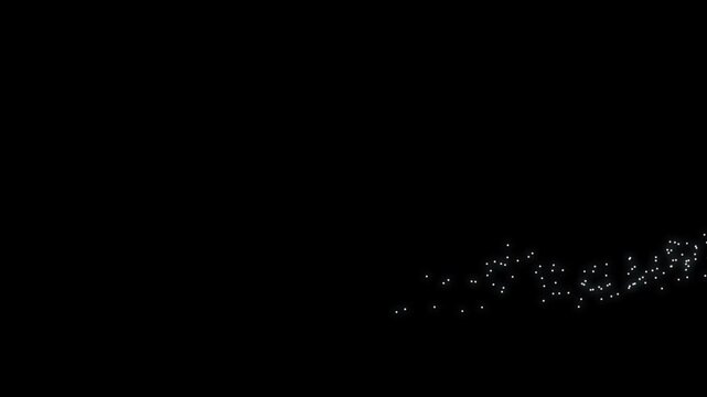 Luxury white glitter sparkle animation, magic fairy dust glowing star particles burst, twinkling shimmer line trail, doodle stars motion, cinematic overlay on black screen 4k