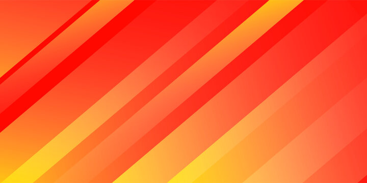 Vibrant red and orange diagonal stripes gradient vector background layout