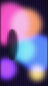 Blurred colorful mesh with vertical lines. 2d animation