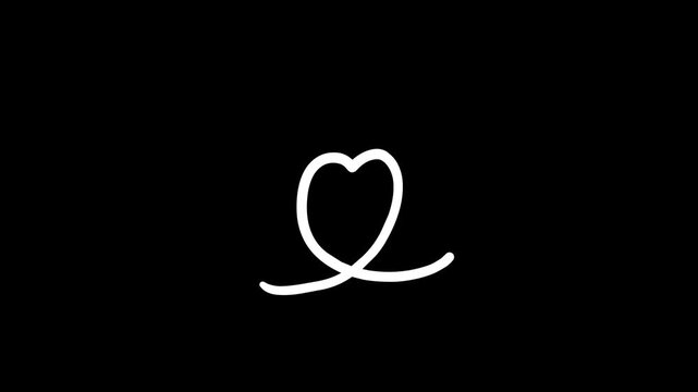 handwritten heart