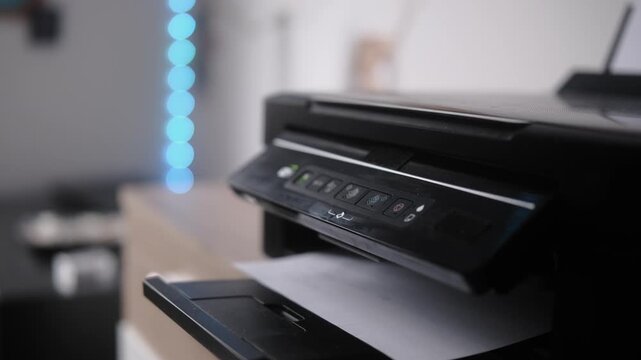 Printing A Document On The Printer At Home