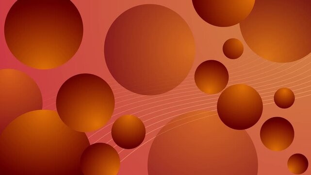 Abstract background with layered circles and soft gradient bubbles modern geometric design with flowing lines Abstract dark background with overlapping rings and soft circular patterns animation