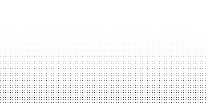 Set of halftone dots gradient pattern texture isolated on white background. Straight dotted spots using halftone circle dot raster texture. Vector blot half tone collection.