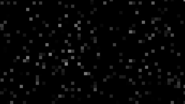 Abstract digital noise background, with flickering monochrome, pixels and glitch, effect