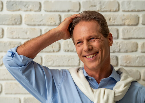 Happy Mature Man Portrait.
