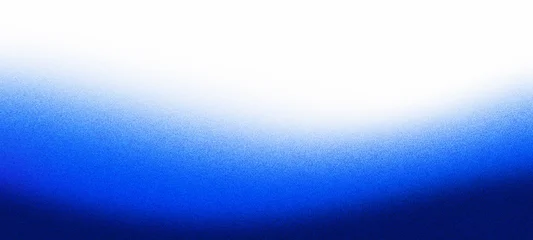 Fotobehang Ombre Blue white grainy gradient background with soft transition  © ArtPixel-Portfolio